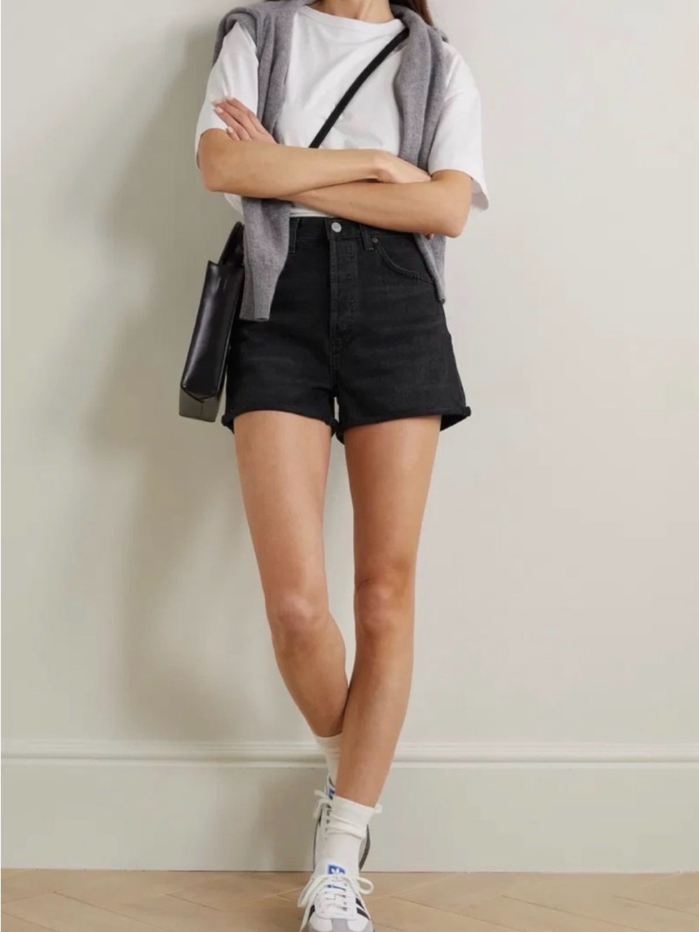 Agolde Dee cuffed jean short ow burn 25